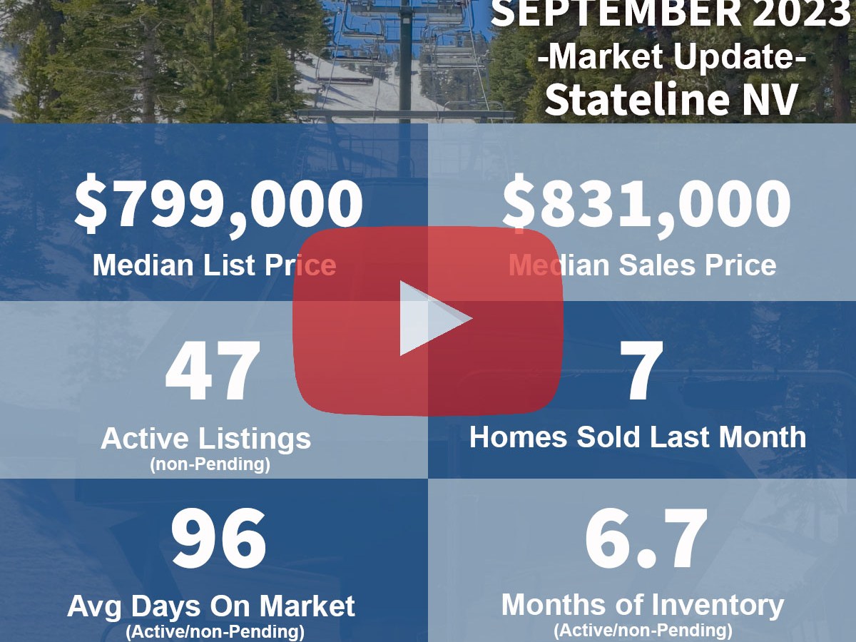 Stateline NV – Real Estate Market Update – September –&nbsp;2023